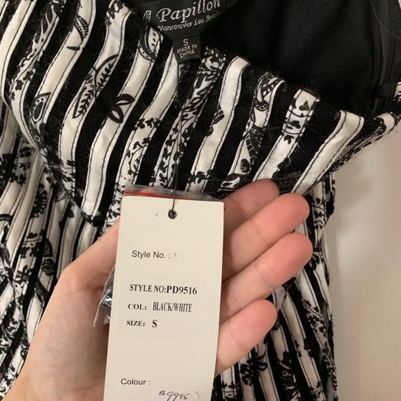 NWT: Papillon- black and white dress - Picture 3 of 3